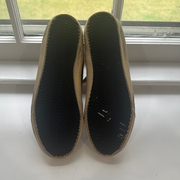 Golden Goose Plaid High-Top Sneakers with Brown Laces - Picture 3 of 3